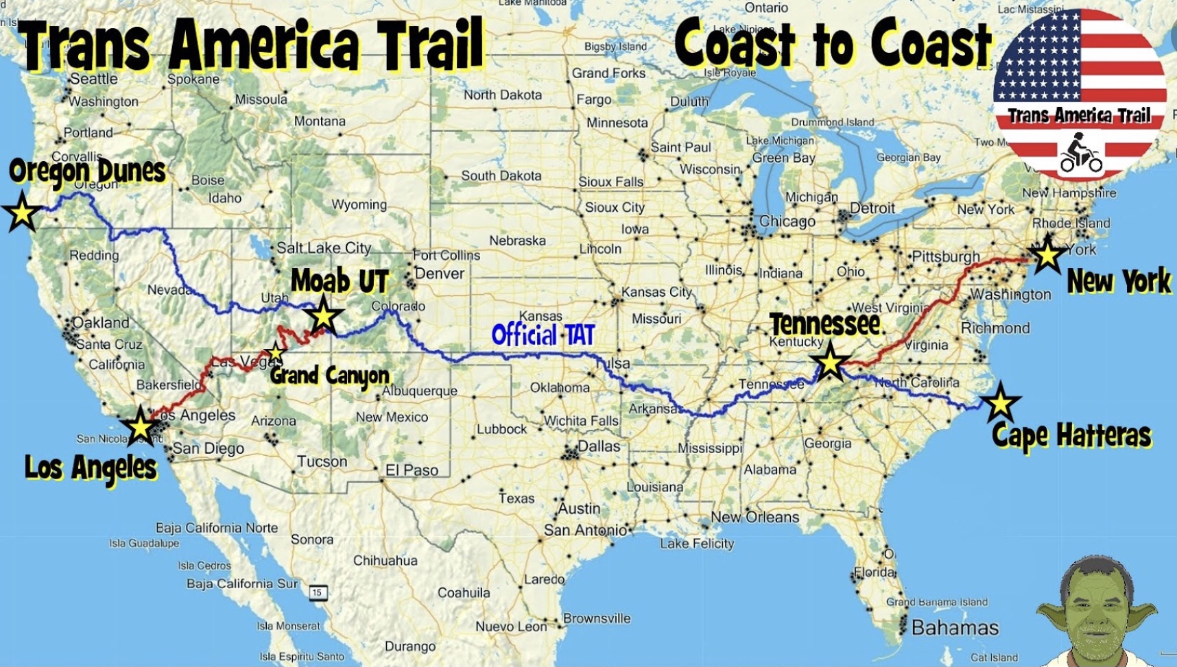 The Trans America Trail…from one coast to the other, a journal