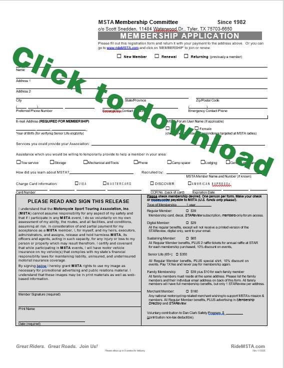 Printable Form: Click to Download